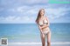 Beautiful Noree Key Wijitra shows hot body in the sea with white bikini (19 photos)
